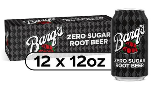 Generic .Zero Sugar Root Beer BARQ Soda 24 pack