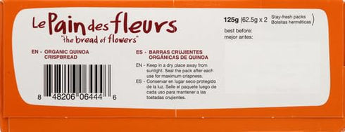 Le Pain des Fleurs Crispbread, Quinoa, 5.3 Ounce