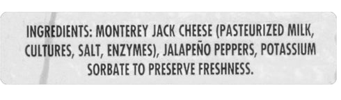Generic 80 oz, 5 lb Pepper Jack Cheese, No artificial preservatives, colors or flavors, No fillers or extenders, Gluten