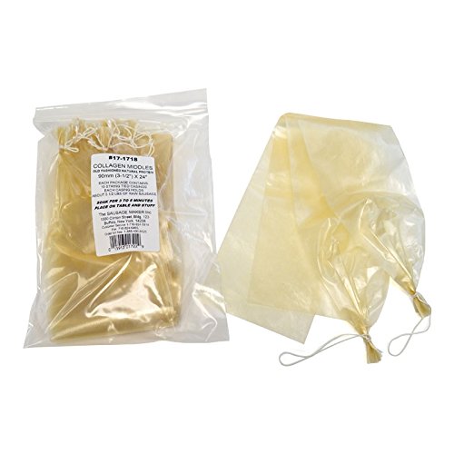 The Sausage Maker - Collagen Sausage Casings, 90mm (3 1/2") x 24",