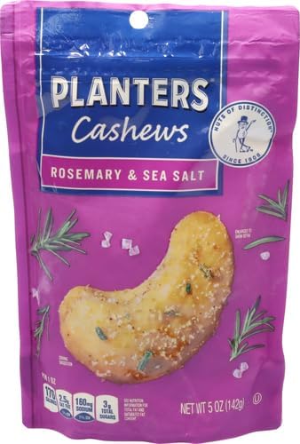 KD Chocolates PLANTARS Cashews Rosemary & Sea Salt, Party Snacks, 5 Oz Bag