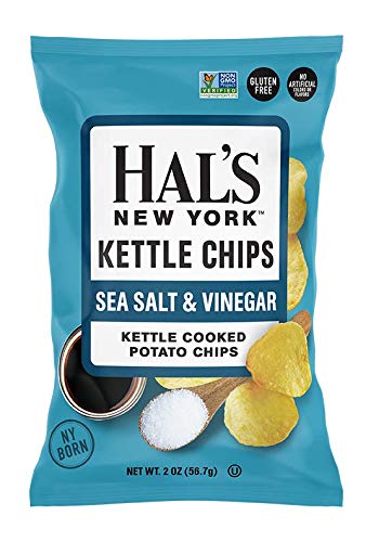Hal's New York Pack, 10 2 Oz (Pack 30) Kettle Cooked Potato Chips, Variety Flavors