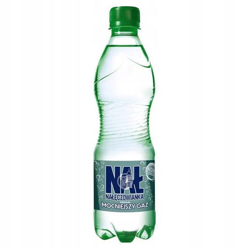 Naleczowianka (12x16.9fl oz/500ml, Mineral Water Product of Poland Strong Carbonated)