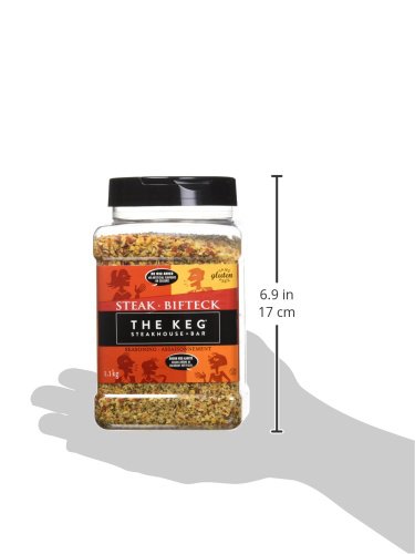 The Keg Steakhouse Steak Seasoning, Gluten Free No MSG Added - 1.1kg | 38.8oz (Imported from Canada)