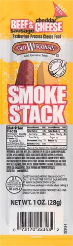 by Old Wisconsin 1-Ounce (Pack 18) Old Wisconsin Cheese, Beef Stick and Cheddar
