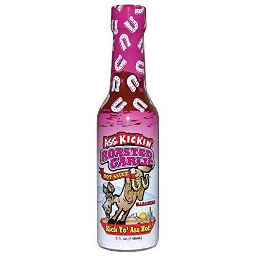 Ass Kickin' Roasted Garlic Hot Sauce - 5 oz 3 Pack -