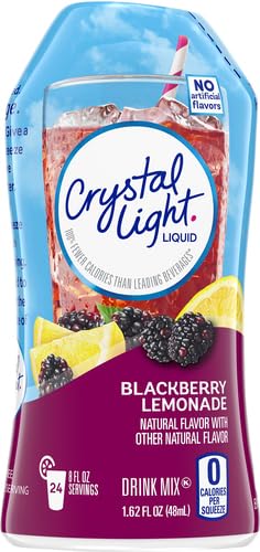 (1.62 oz (Pack 3) Crystal Light Sugar-Free Zero Calorie Liquid Water Enhancer - Blackberry Lemonade Water Flavor Drink