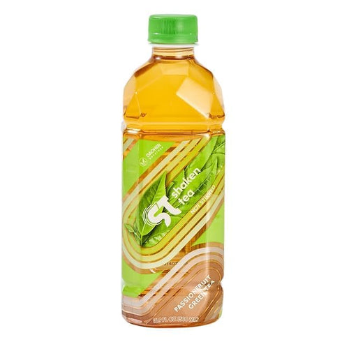 (12 Pack) 16.9 Oz Shaken Passionfruit Green Tea Premium Ready-to-Drink Asian Iced Tea Real Leaf Brewed Non-GMO