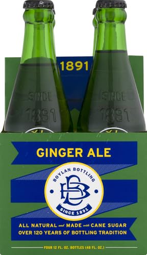 4-pk, 12 oz Boylan Bottling Co, Ginger Ale, fl