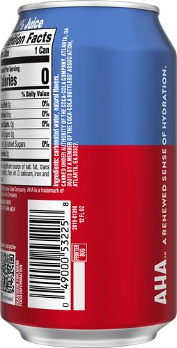 AHA Sparkling Water 12 Oz (Blueberry + Pomegranate), Fl