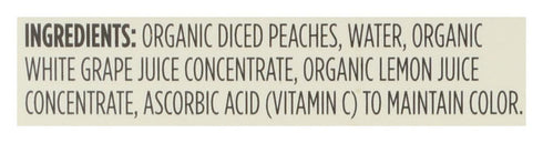 365 16 by Whole Foods Market, Organic Diced Peaches, Ounce