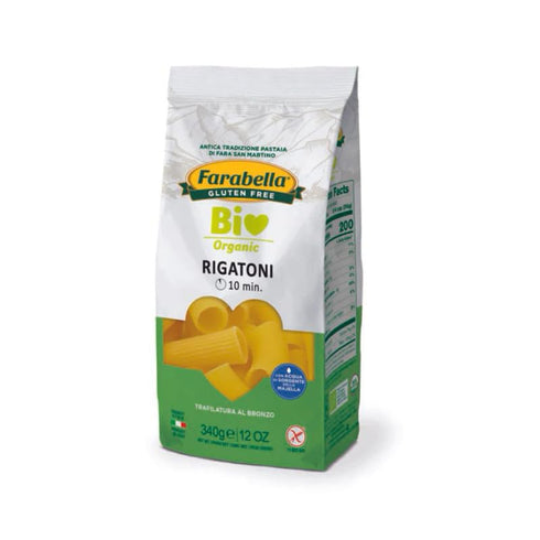 Farabella Gluten-Free Rigatoni from Italy - 500g, Quick Cook, Made from Corn &