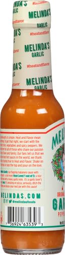 5 Oz Melindas Garlic Habanero Hot Sauce