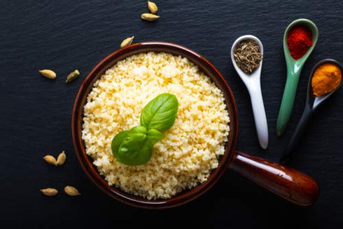 1-Kg Pack 2 Authentic Tunisian Couscous - Medium Grain Dried Couscous, from Kartago - Bag
