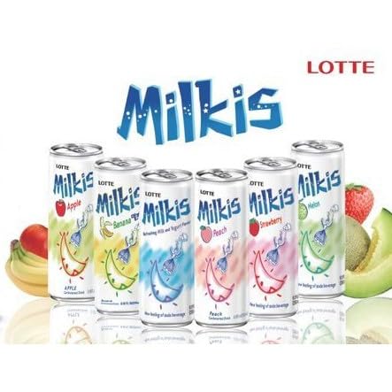 Lotte 8.5 (Pack 6) Milkis Soda Beverage, Fluid Ounce