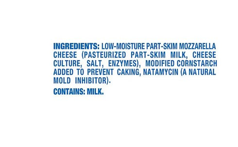 Generic Mozzarella Shredded Cheese , This bag of cheese comes pre-shredded to save you prep time and easily blends