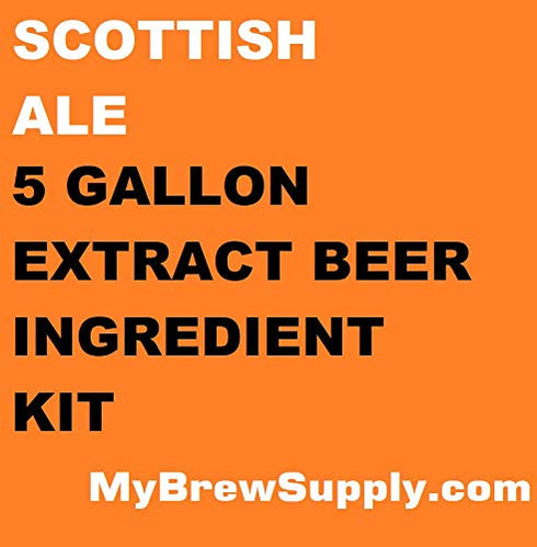 Scottish Ale Homebrew 5 Gallon Beer Extract Ingredient Kit By My Brew
