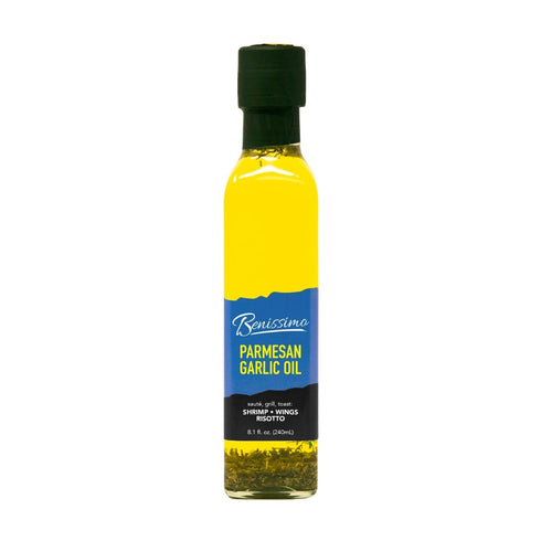 Benissimo Parmesan Garlic Herb Infused Oil, All Natural Gourmet Cooking Oil with