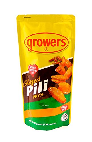 Growers Glazed Pili Nuts 80gms (Pack of 3)