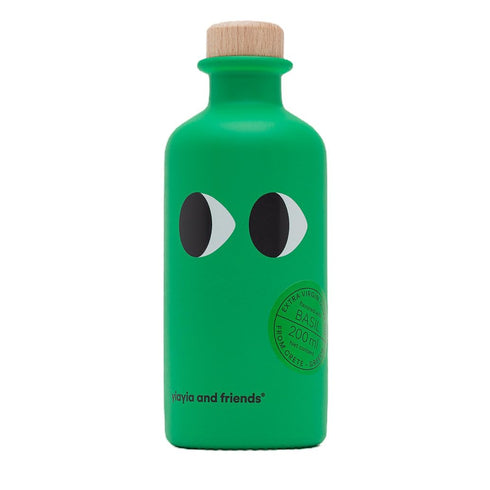 Yiayia and Friends Extra Virgin Olive Oil with Basil, 6.8oz | 200ml