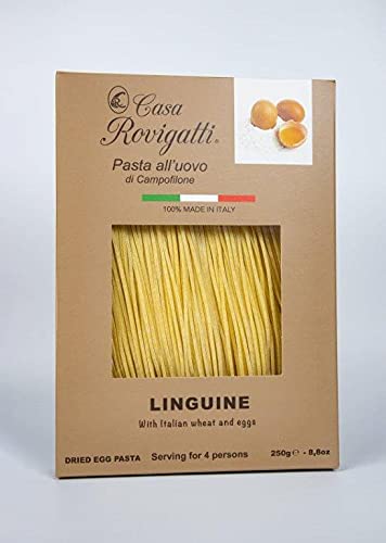 Linguine Gourmet Egg Pasta (Pack of 4) - Italian Pasta from the