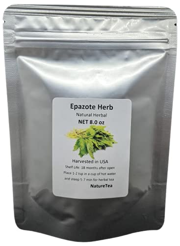 Nature Tea Epazote Herb - Dried Chenopodium ambrosioides C/S 100% from Nature (8 oz)