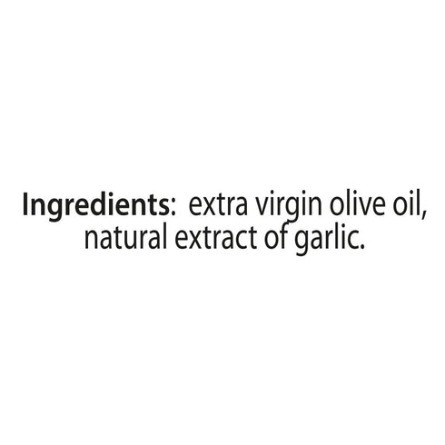 (Pack 1) Mantova Garlic Extra Virgin Olive Oil (EVOO) - Cold-Pressed, Premium Quality, Imported from Italy - Perfect
