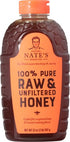 100% 32 (Pack 2) Nate's Pure, Raw & Unfiltered Honey - Award-Winning Taste, Squeeze Bottle, Ounce