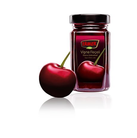 Tamek 2-PACK EKSTRA GELENEKSEL VISNE RECELI - TRADITIONAL TURKISH SOUR CHERRY JAM -