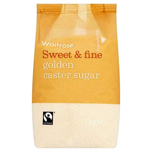 Waitrose Golden Caster Sugar - 1kg (2.2 lbs)