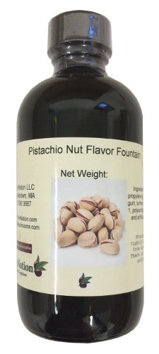 OliveNation Pistachio Nut Flavor Fountain, Premium Quality Flavoring Beverage Flavoring, Gluten Free,