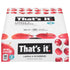 100% (12 Pack) That's it. Apple + Cherry Natural Real Fruit Bar, Best High Fiber Vegan, Gluten Free Healthy Snack