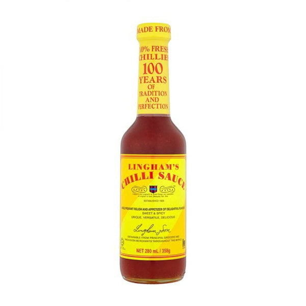 Lingham's Lingham - Chilli Sauce - 358g - (pack of 3)