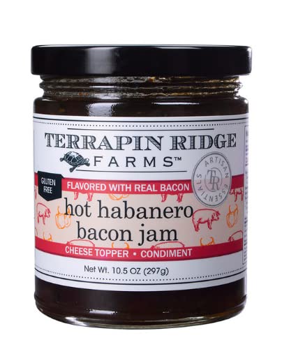 Terrapin Ridge Farms Gourmet Hot Habanero Bacon Jam Spicy Bacon Jam for