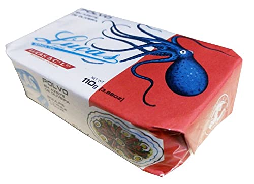 Luas Portuguese Octopus in Olive Oil - 4.23 oz (120 g) - Product