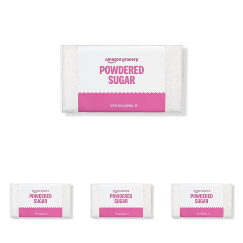 Amazon Grocery, Powdered Sugar, 2lb (Pack of 4)