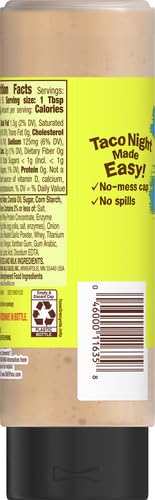 Old El Paso Taco Sauce, Zesty Ranch Sauce, Squeeze Bottle, 9 oz.