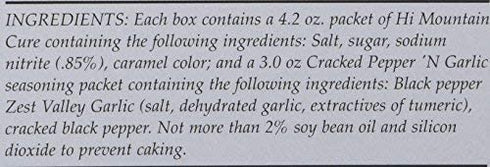 15 lbs. (1 Hi Mountain Jerky Seasoning and Cure Kit | CRACKED PEPPER 'N GARLIC BLEND | Beef Jerky Seasoning | Perfect