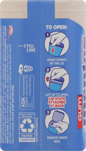 Mentos Pure Fresh Sugar-Free Chewing Gum with Xylitol, Fresh Mint, 80 Piece in Recyclable Paperboard Bottle