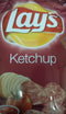 PepsiCo Canadian Lays Ketchup Potato Chips (4pk) 180g/6.3 oz., (Imported from Canada)
