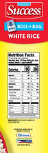 21-Ounce Success Boil-in-Bag Rice, White Rice, Quick and Easy Rice Meals, Box