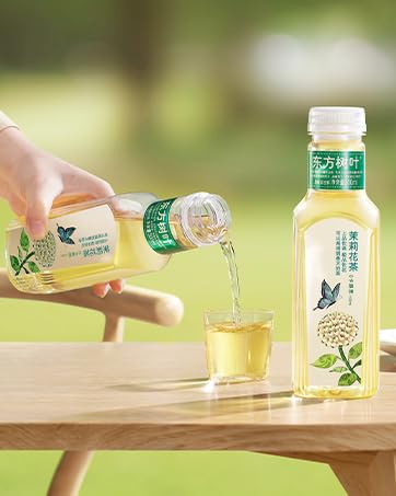 16.9 oz (Pack 15), 0 ORIENTAL LEAF Unsweetened Iced Tea Bottled Jasmine Green Tea, FL bottles of Sugar Free, Calories