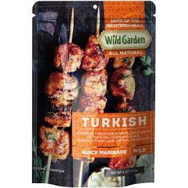 Wild Garden Ready-To-Go Gourmet Turkish Taouk Marinade, 100% All Natural, No Additives,