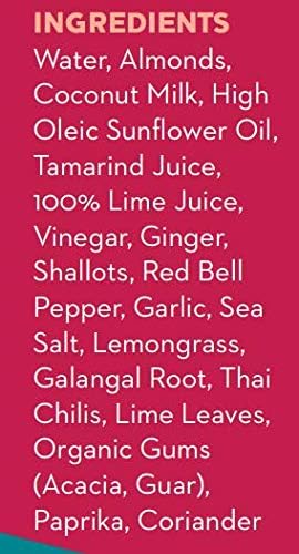 Yai's Thai Almond Sauce, 12 Ounce Bottle