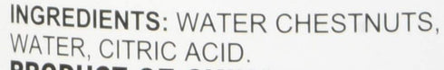8 (Pack 12) Dynasty Canned Sliced Water Chestnuts, Ounce