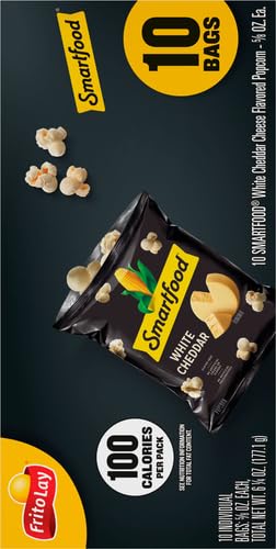0.625 10 Frito-Lay Smartfood Popcorn White Cheddar, Ounce, Ct