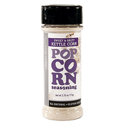 Urban Accents Sweet and Salty Kettlecorn Popcorn Seasoning, 2.75-Ounce Jars (Pack of 6)