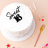 Snlioek Black Sweet 16 Cake Topper,Acrylic Happy 16th Birthday Cake Decor for Sweet