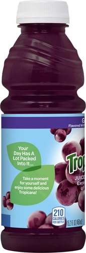 182.4 Oz (Pack 12) Tropicana Juice Drink, Grape, Fl