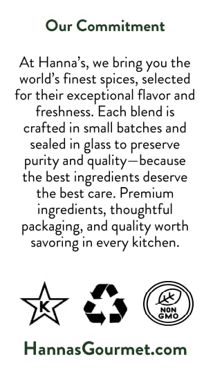 4 oz Hanna's Rosemary Ground, Premium Quality, fl Jar